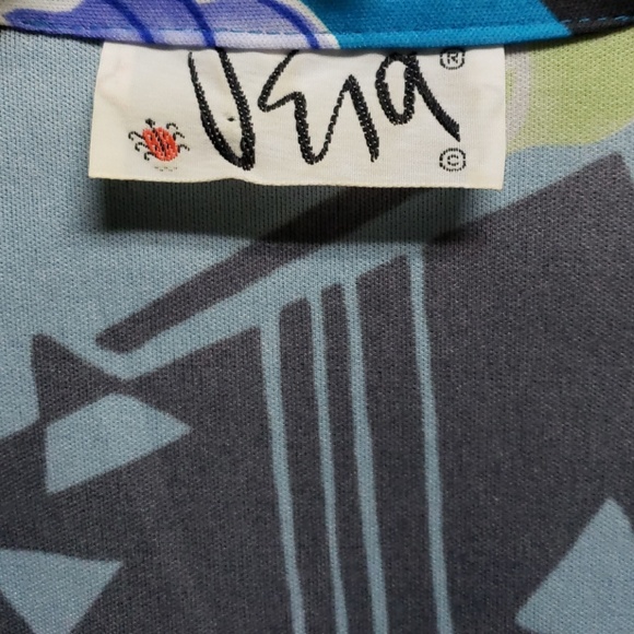 Vintage 70s 80s tie neck blouse long sleeve floral - Picture 8 of 8